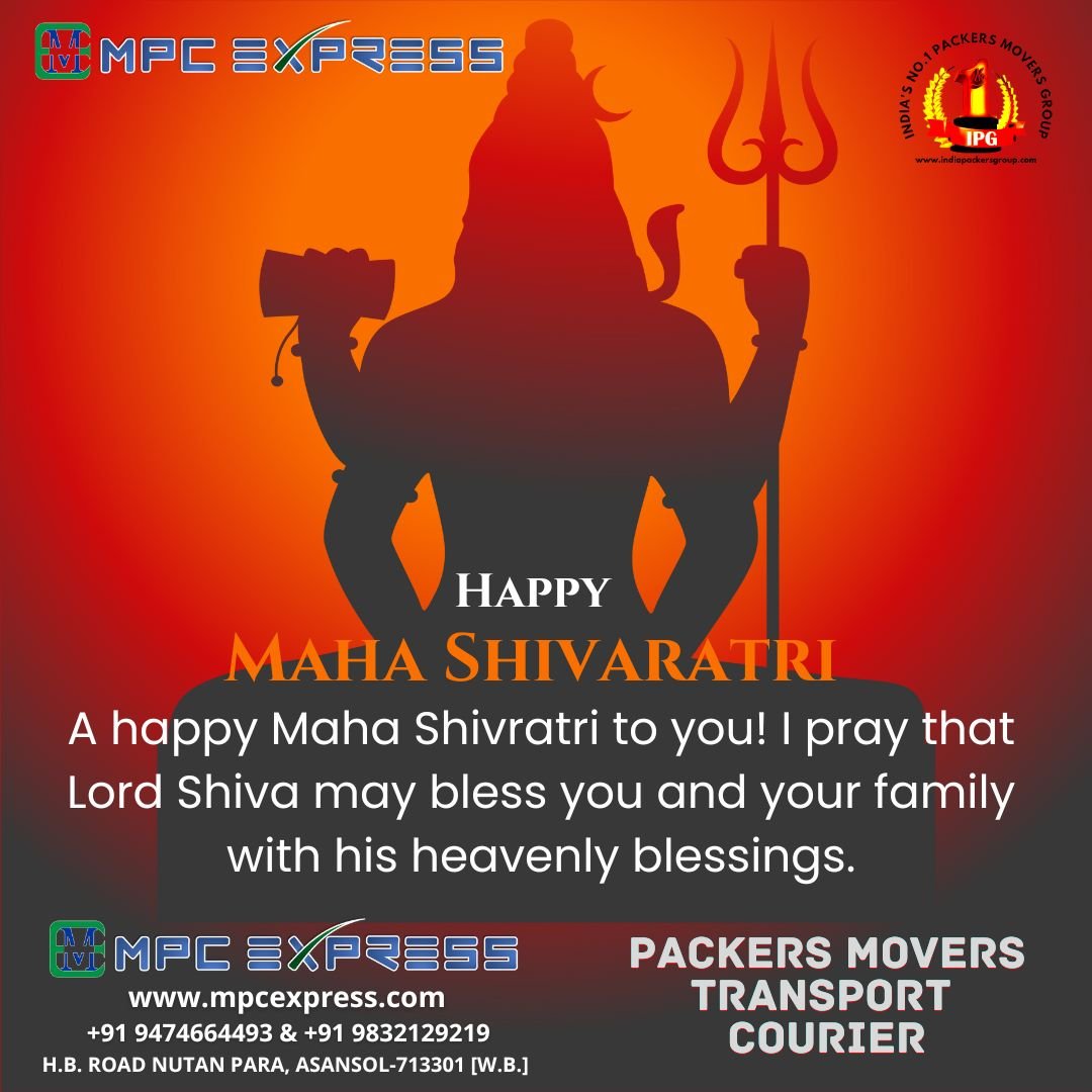 Happy Maha Shivratri 2023 | Packers And Movers In Asansol | Transport ...